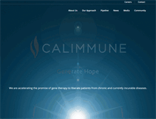 Tablet Screenshot of calimmune.com